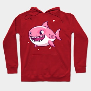 Cute Pink Shark Hoodie